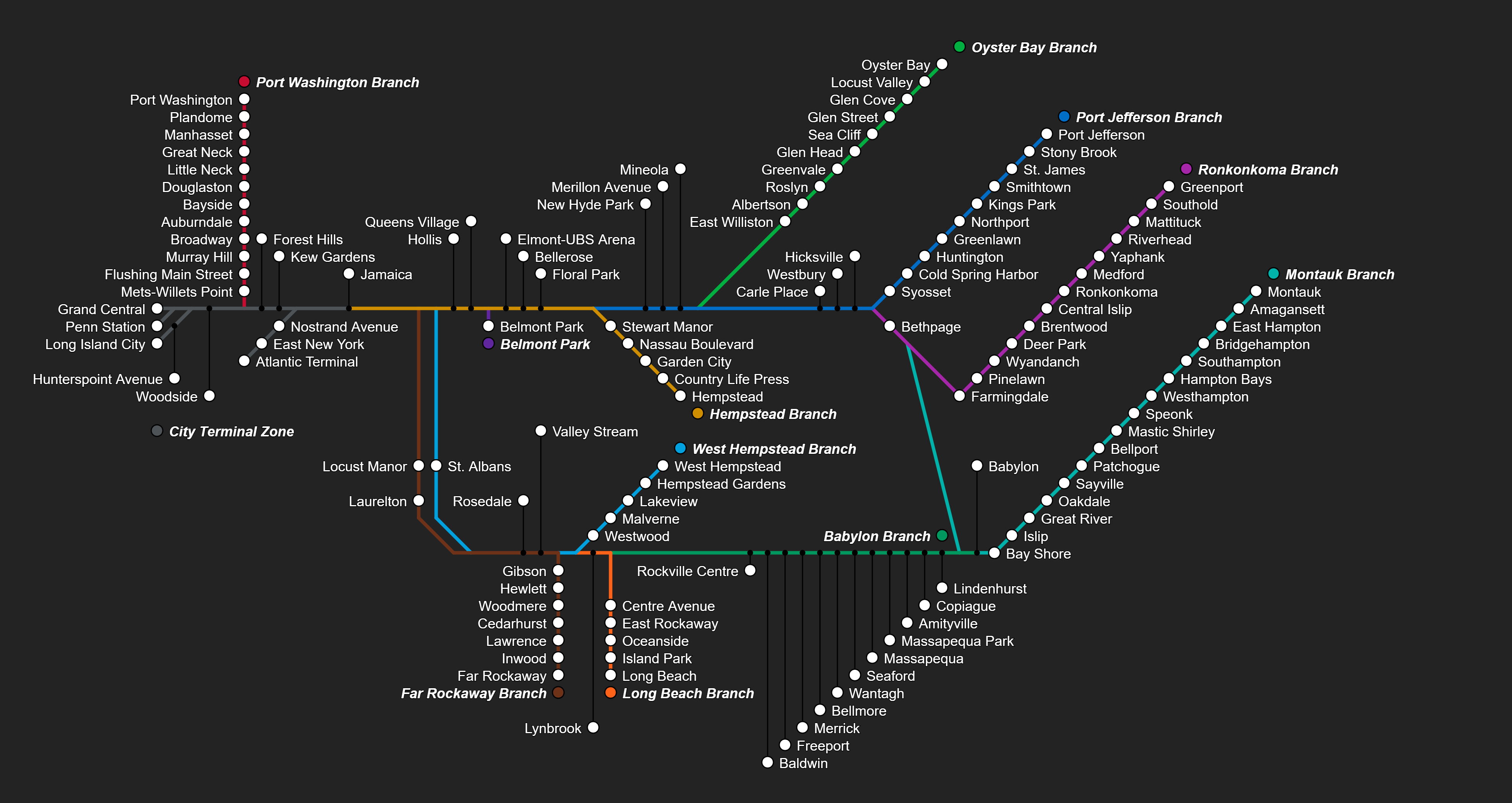LIRR Map