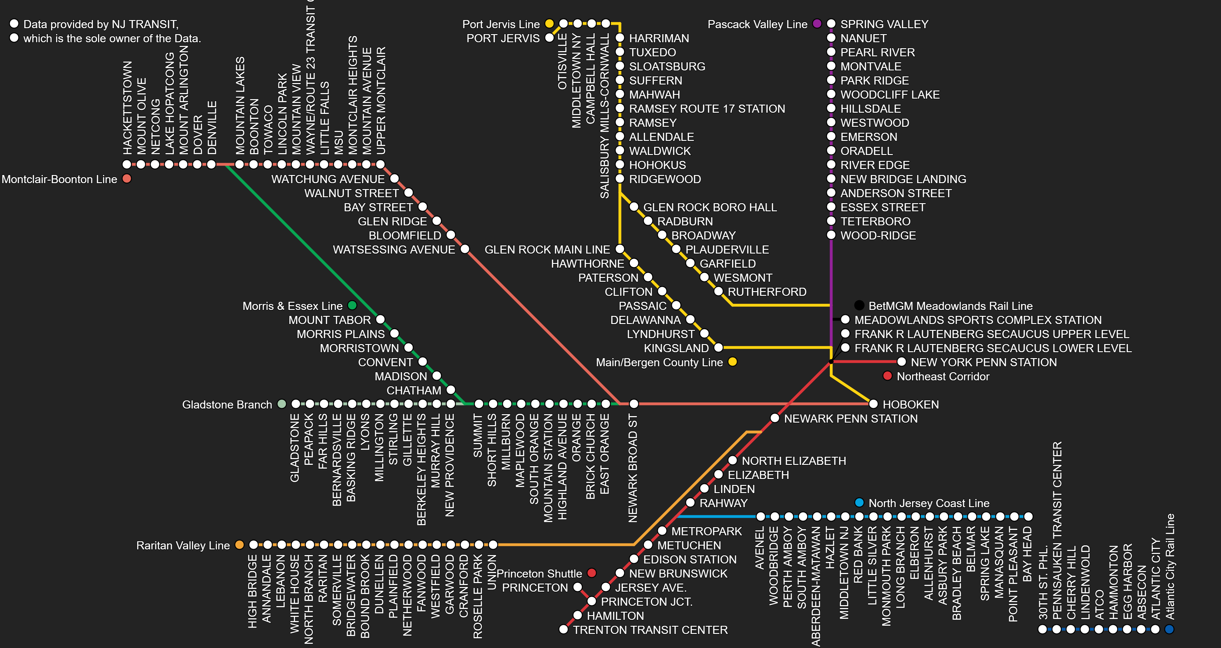 NJT Map